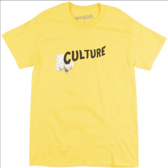 migos Other - Migos Yellow “Culture” T-Shirt
